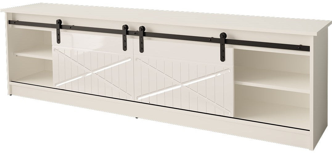 RTV GRANERO cabinet 200x56.7x35 white/gloss white afbeelding 3