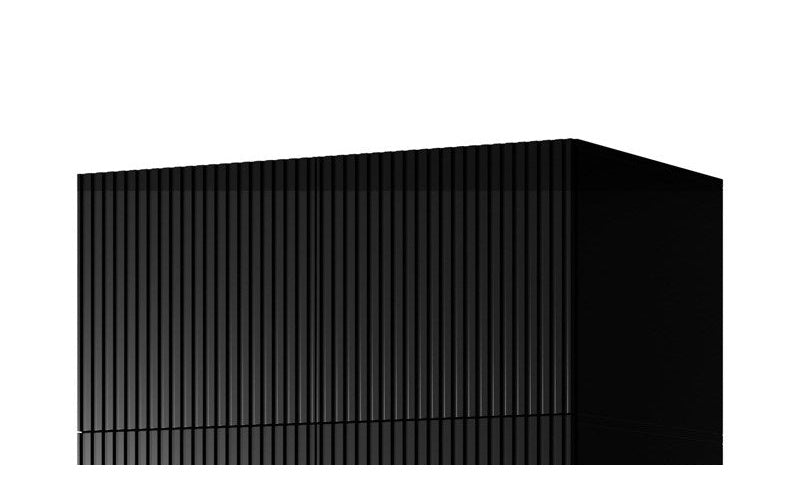 Wardrobe PAFOS 2D BASE 90x55.5x45 Black matt afbeelding 1