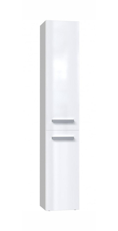 Bathroom cabinet NEL II 31x30x174 cm  white  glossy afbeelding 1