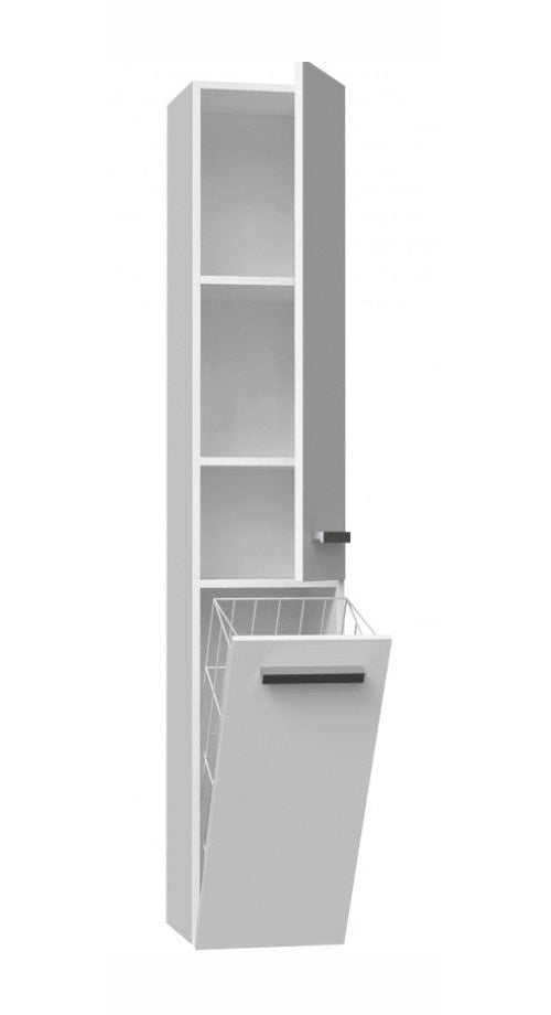 Bathroom cabinet NEL IV 31x30x174 cm  matt white afbeelding 2