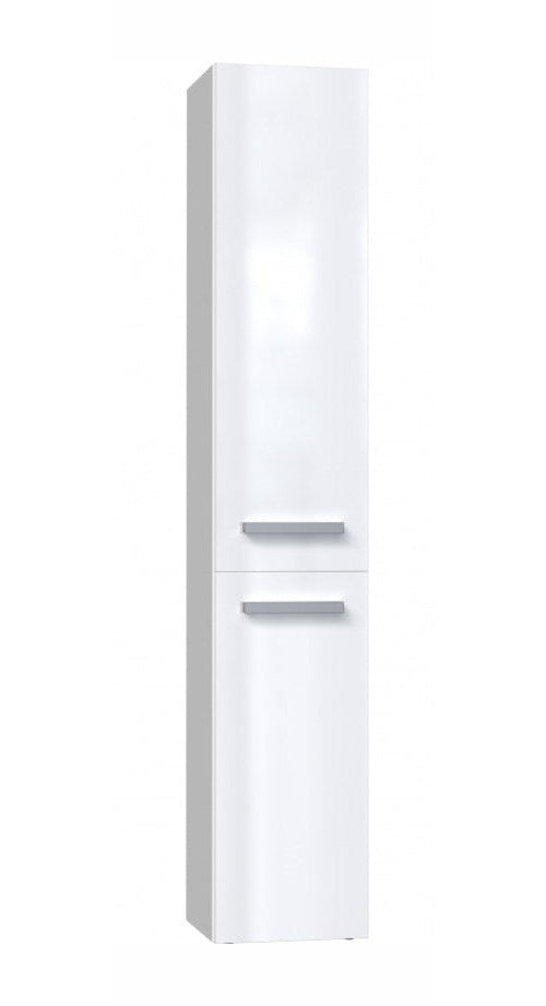 Bathroom cabinet NEL IV 31x30x174 cm  white  glossy afbeelding 1
