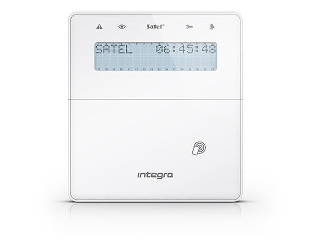 SATEL KEYPAD INT-KWRL2-W WIRELESS (WHITE) afbeelding 1