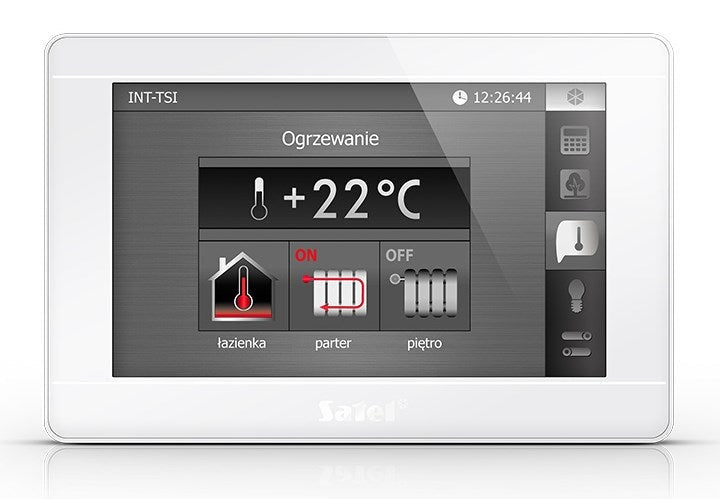 SATEL KEYPAD INT-TSI-W GRAPHIC 7 INCHES (WHITE) afbeelding 2