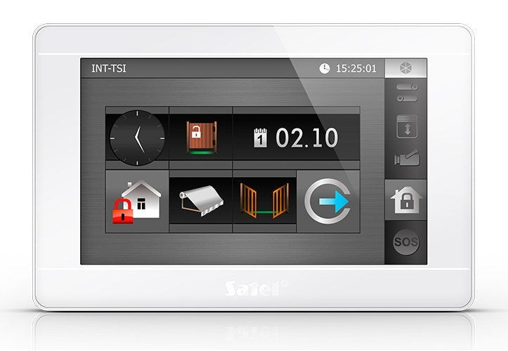 SATEL KEYPAD INT-TSI-W GRAPHIC 7 INCHES (WHITE) afbeelding 4