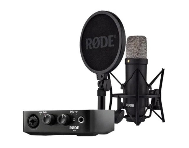 RODE NT1 Signature Black + AI-1 Studio Kit MK2 - complete studio set afbeelding 1