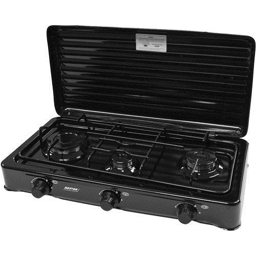MPM SMILE-KN-03/1KB hob Black Countertop 60 cm Gas 3 zone(s) afbeelding 1