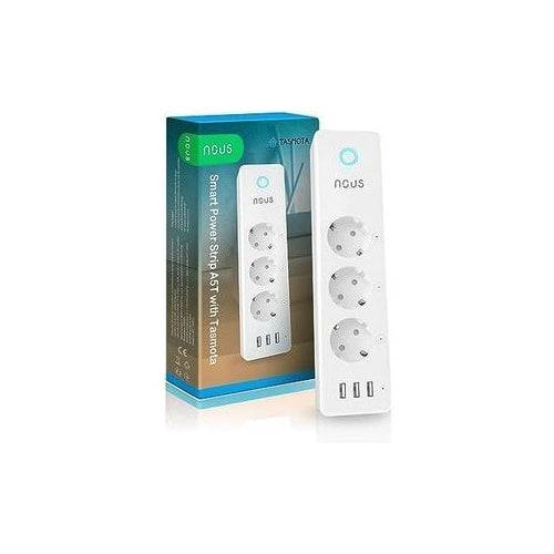 NOUS A5 smarte Steckerleiste Tasmota 15A/Messung/3xSchuko/3xUSB (A5T) afbeelding 1