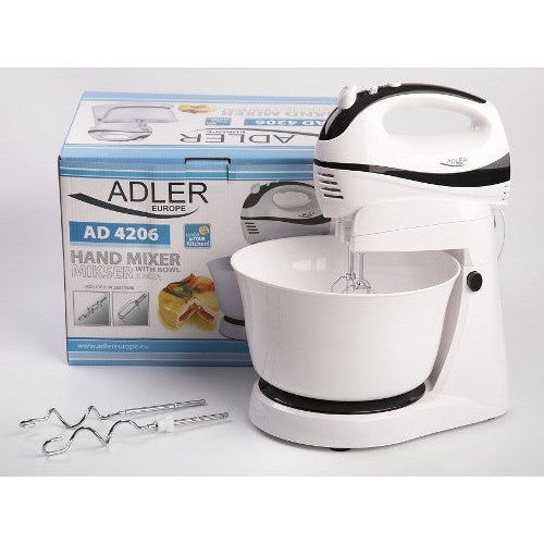 Adler AD 4206 Stand mixer Black White 300 W - 5908256831544 - image 2