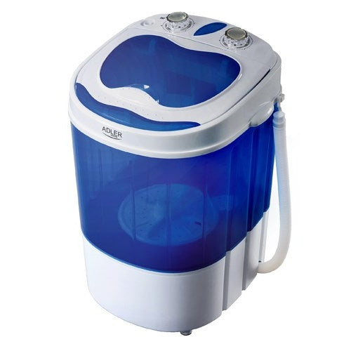 Adler AD 8051 washing machine Top-load 3 kg Blue  White - 5908256835788 - image 1