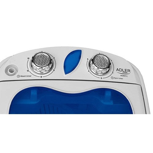 Adler AD 8051 washing machine Top-load 3 kg Blue  White - 5908256835788 - image 3