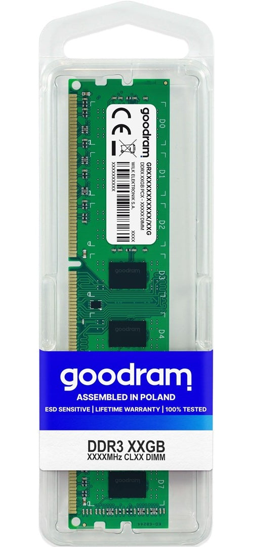 Goodram GR1600D3V64L11/8G memory module 8 GB DDR3 1600 MHz afbeelding 3