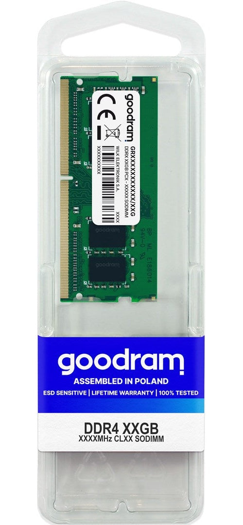 Goodram GR3200S464L22/16G memory module 16 GB 1 x 16 GB DDR4 3200 MHz - 5908267942918 - image 1
