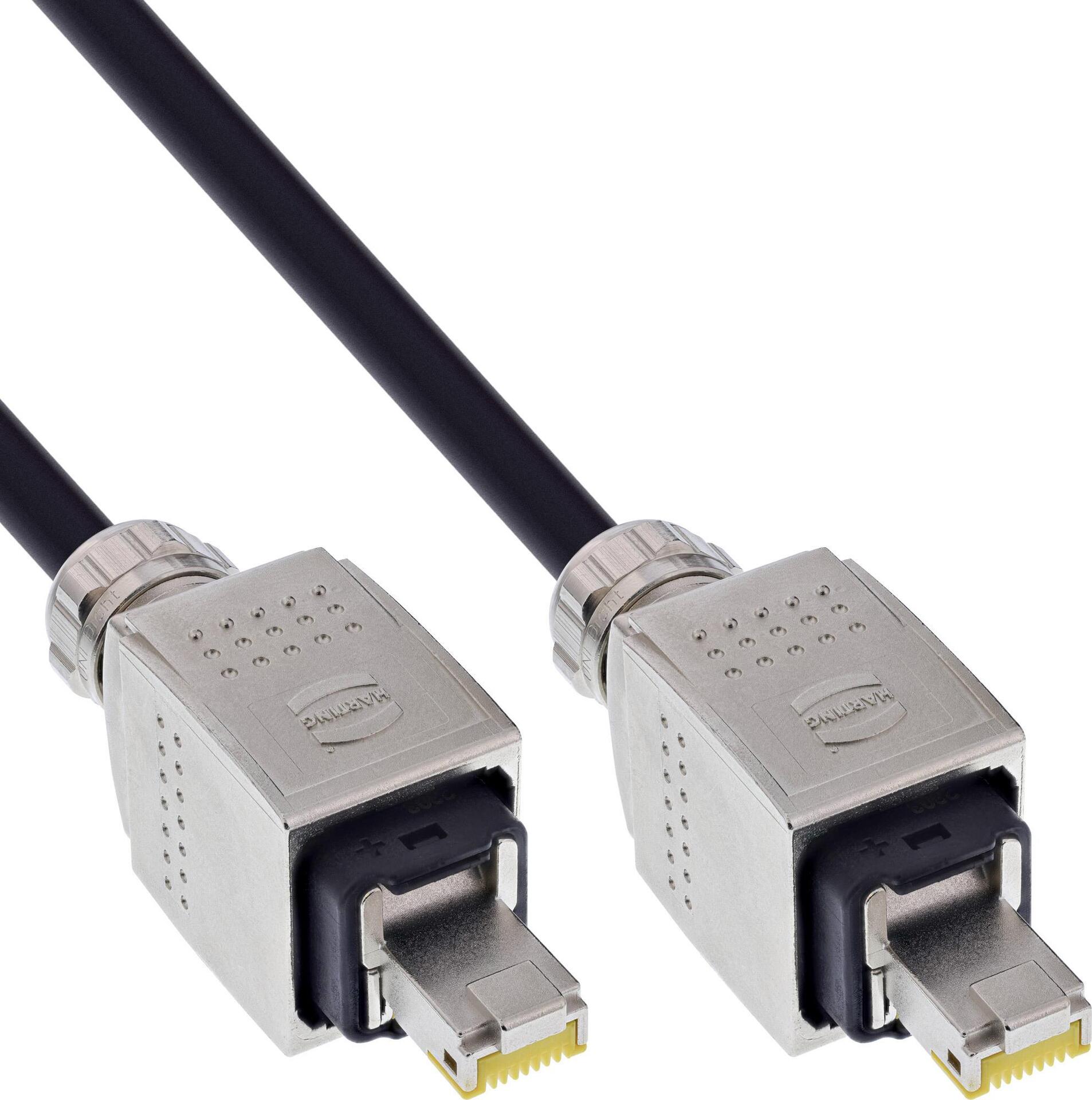 InLine Network Cable Reel IP67 Outdoor PUR Harting - Cat.6A S/FTP - 50 m (78593H)