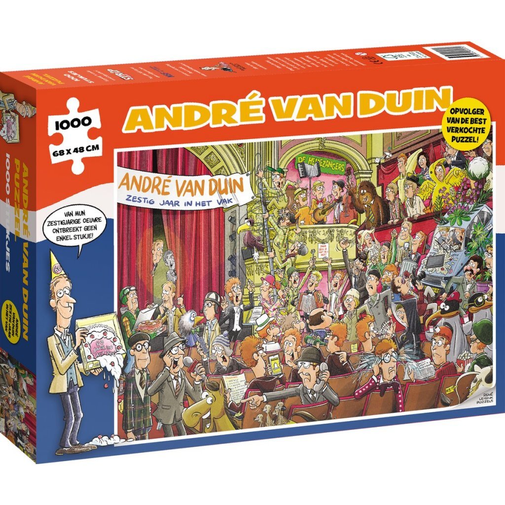 Puzzle Andre van Duin 60 Years in the Business 1000 Pieces - Commemorative Edition