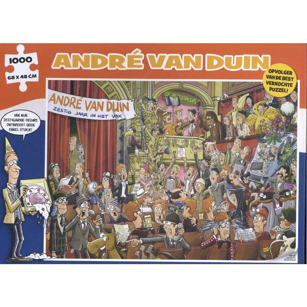 Puzzle Andre van Duin 60 Years in the Business 1000 Pieces - Commemorative Edition