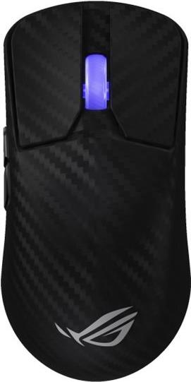 ASUS ROG Harpe Ace Extreme - Maus - optisch - 5 Tasten - kabelgebunden, kabellos - USB, Bluetooth 5,1, 2,4 GHz - USB ROG Omni Funkempfänger - Schwarz (90MP03U0-BMUA00)