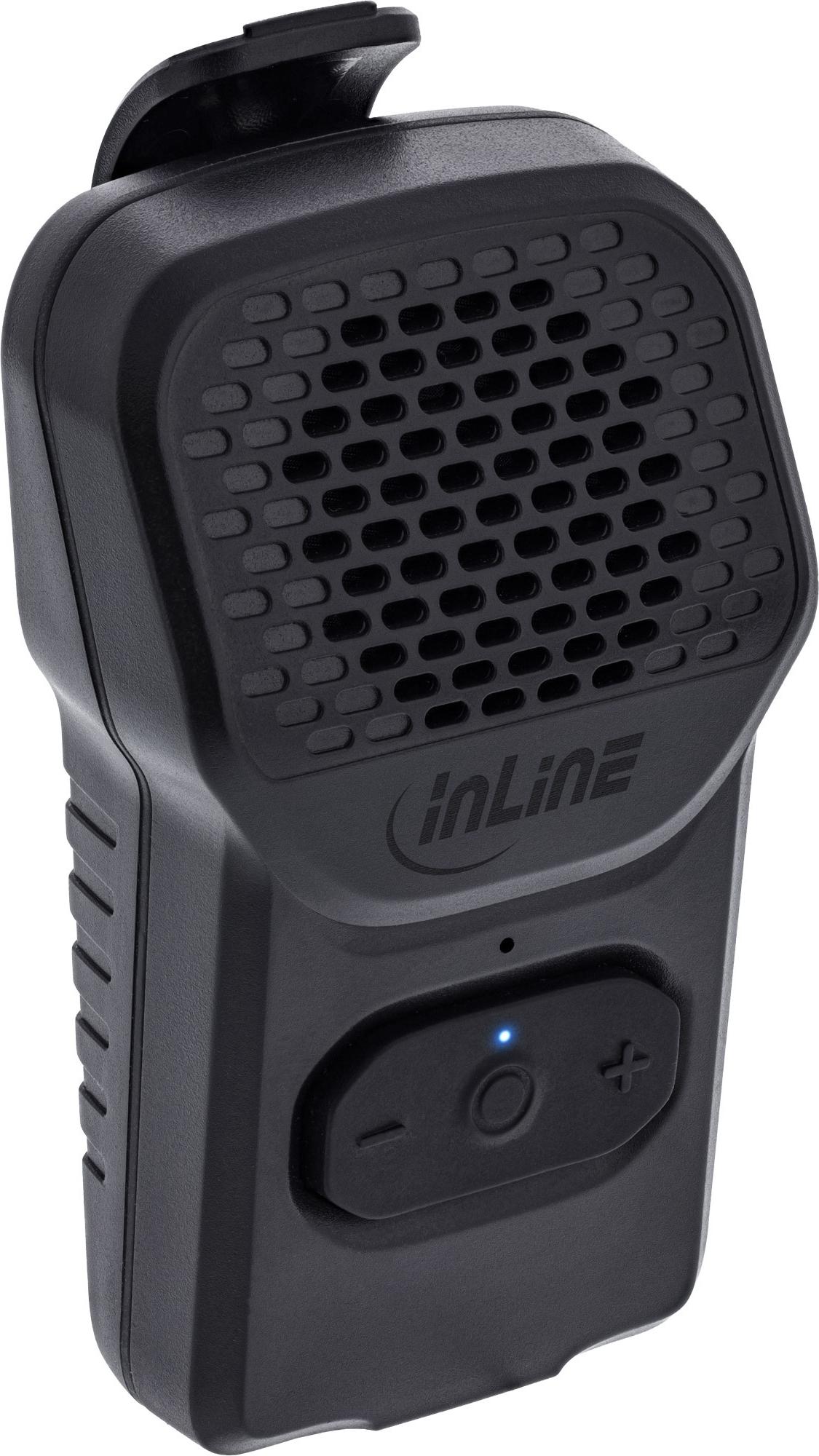 InLine® ClipTone Portable Bluetooth Speaker, Hands-Free Device (55383)