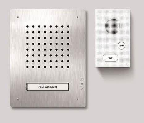 Siedle SET CLAB 850-1 E/W Audio Set Classic Stainless Steel White 210010045-00