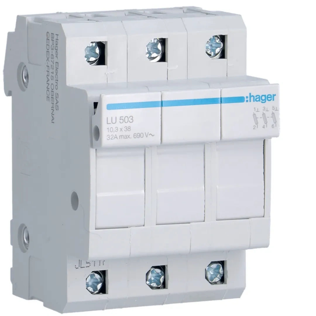 Hager Fuse Element 3P 690V 3A LU503L38 3PLE
