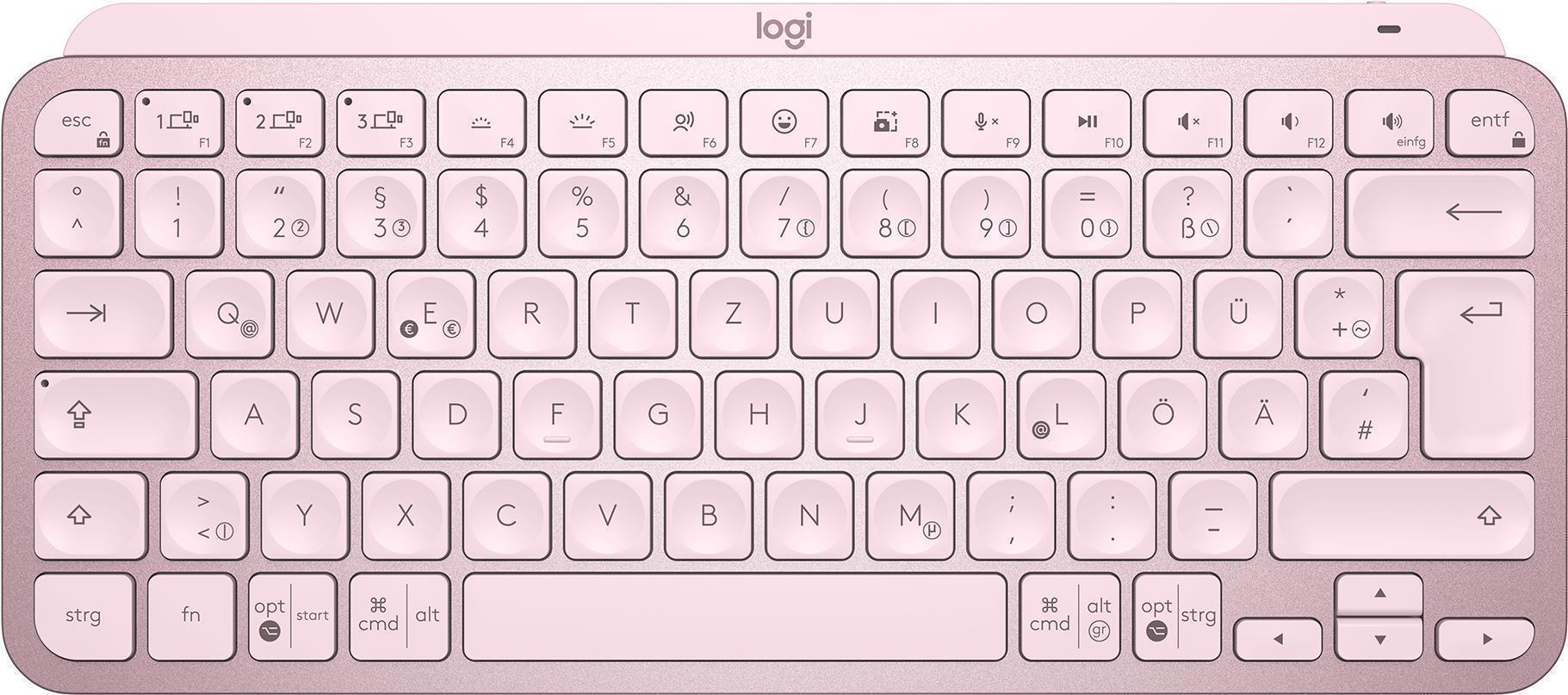 Logitech MX Keys Mini - Keyboard - Backlit - Bluetooth - QWERTY - USA - Graphite (920-010500)