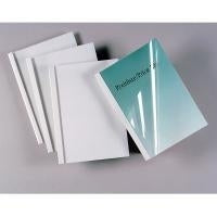 GBC Standard - Thermal binding cover - 1.5 mm - A4 (210 x 297 mm) - 15 sheets - 150 microns - white - 240 g/m² - 100 pieces - for ThermaBind T200, T400 (IB370014)