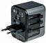 Verbatim UTA-03 Universal Travel Adapter & USB-C/A Charger 30 W (49545)