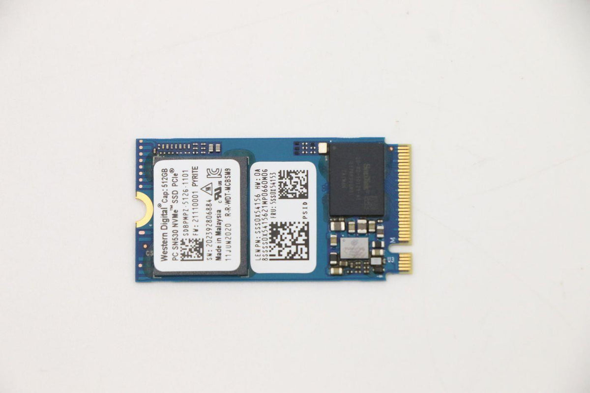 Lenovo WD SN530 512 G PCIe 2242 SSD - 5SS0X54153