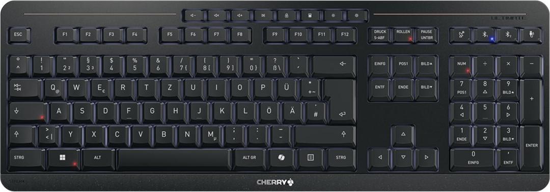 Cherry Stream Ultimate Wireless Keyboard - Bluetooth 5.2 - USB - Model JK-8570DE-2
