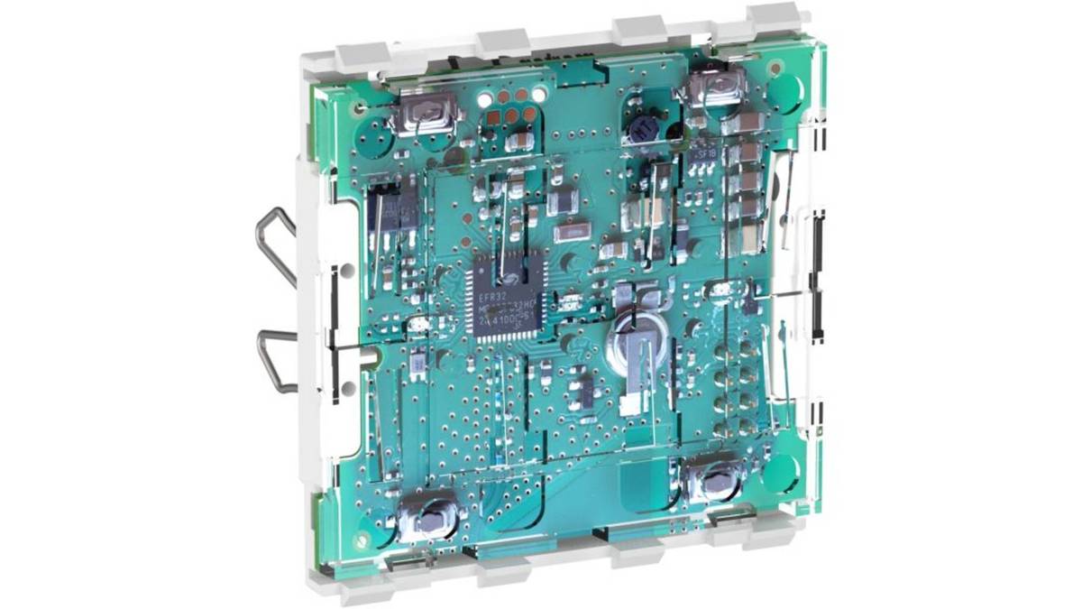 Merten Connected Push Button Module 1-fold, System M MEG5116-0300 (MEG5116-0300) 1-fach