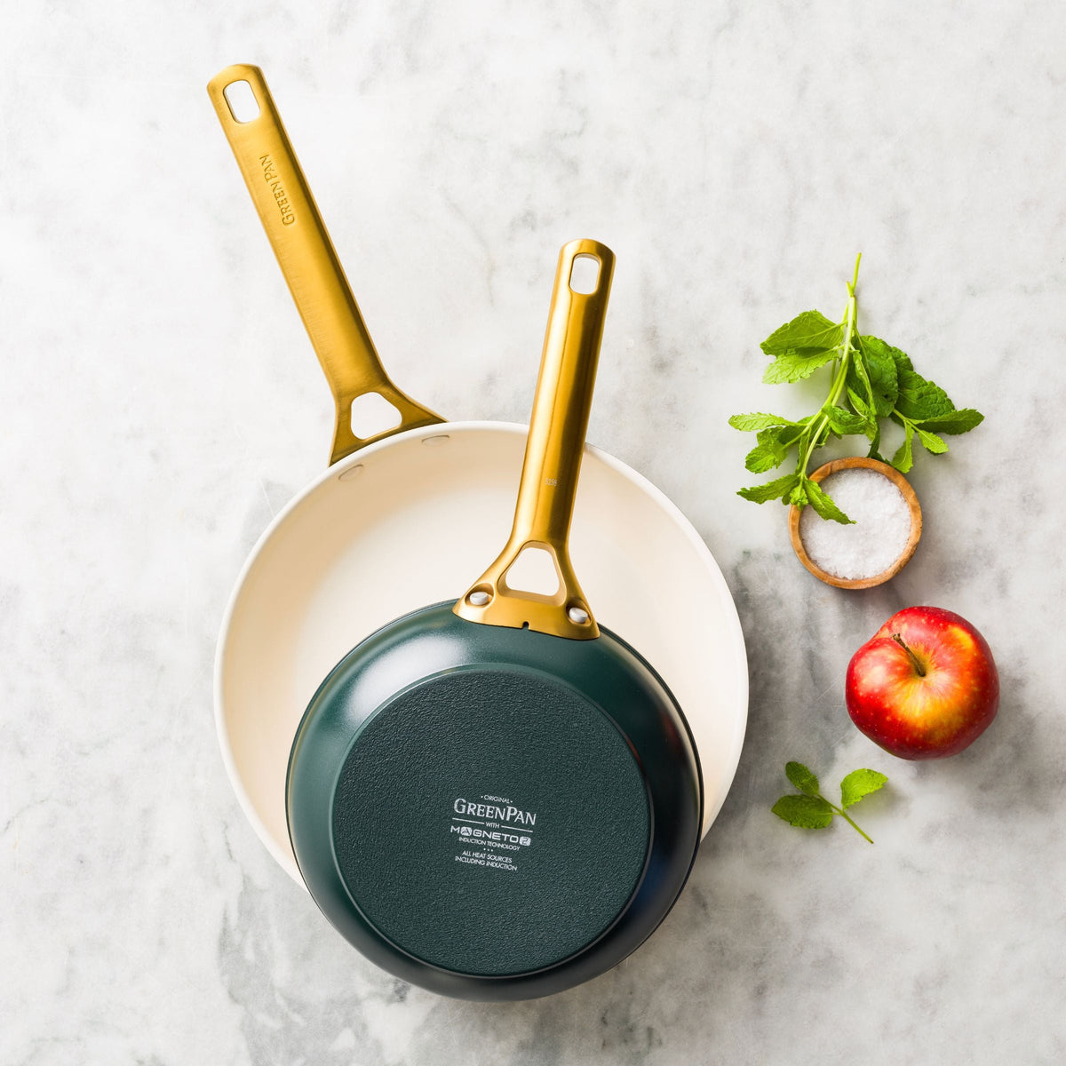 GreenPan Padova Reserve 2Tlg Bratpfannenset 20+26cm Grün (CC010214-001)
