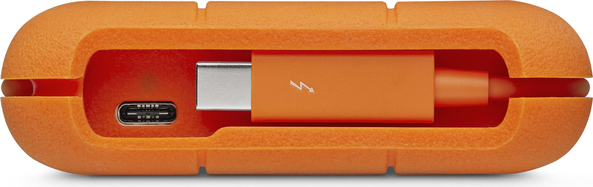 LaCie Rugged Secure STFR2000403 - Encrypted 2 TB External Hard Drive - USB 3.1 Gen 1/ Thunderbolt 3