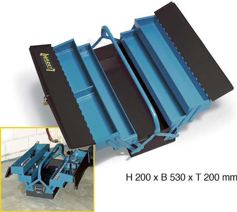 HAZET 190 L Small Parts/Tool Box - Black - Blue - 190 L
