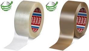 Tesa PET Packing Tape Rubber Adhesive 132 m 50 mm, 6pcs, White