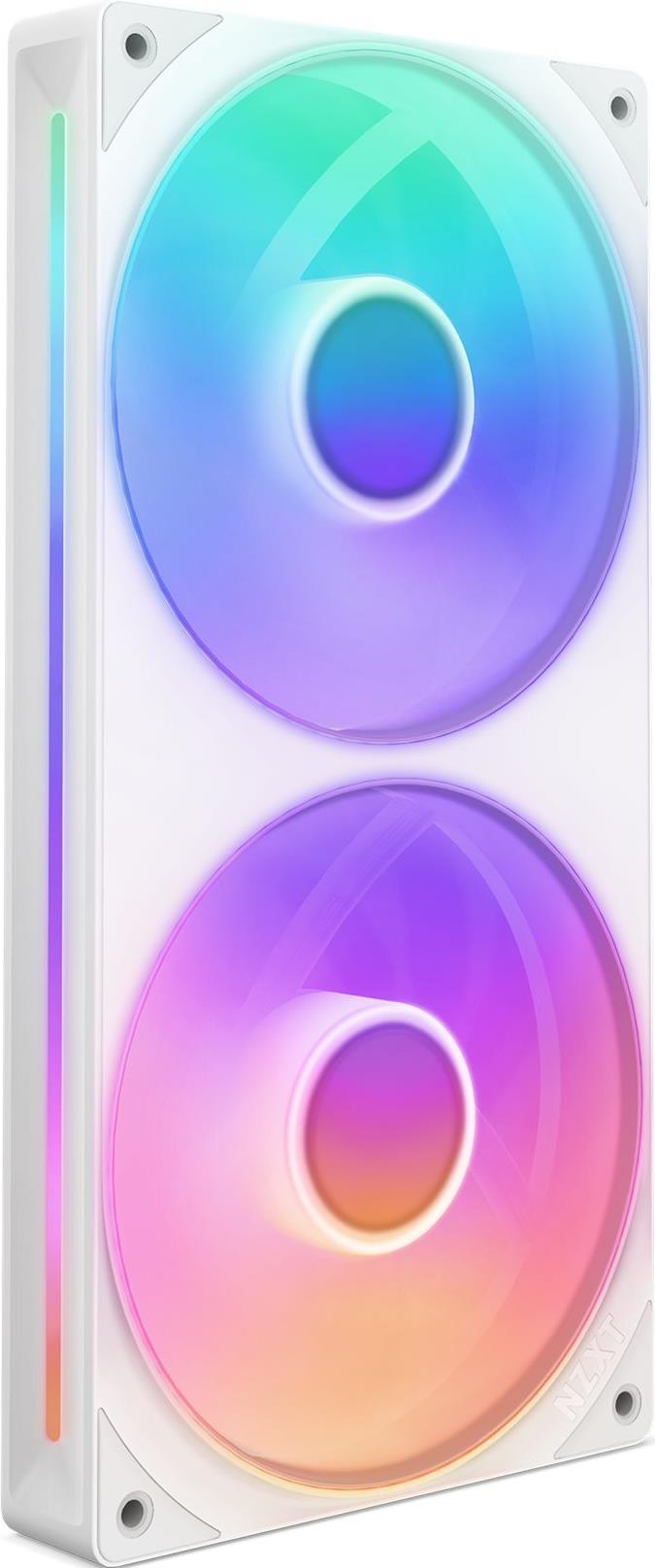 NZXT F Series F240 RGB Core - Single Frame Fan Unit - 120 mm - Matte White - RF-U24HF-W1