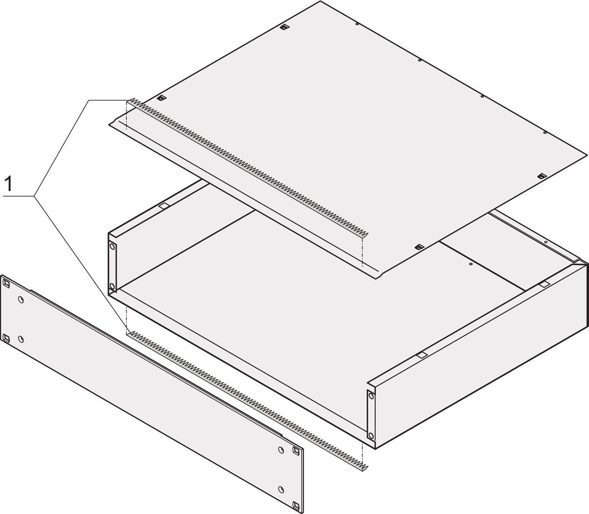 SCHROFF EMC Gasket Kit Multipac/Pro - Rack Accessories