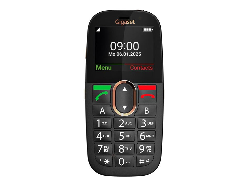 GIGASET GL695 4 G LTE - 5.9 cm LCD Display - 1400 mAh Battery - SOS Emergency Button - Bluetooth Hearing Aid Compatible S30853-H1234-R101