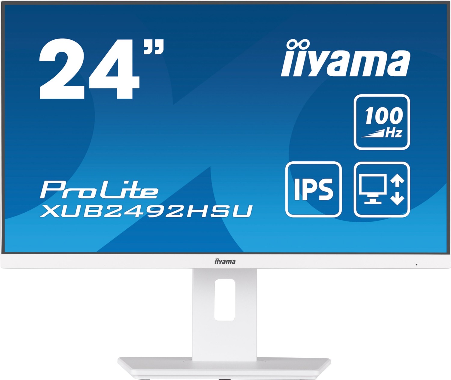 iiyama ProLite XUB2492HSU-W6 24" Full HD Monitor - HDMI/DP/USB - White