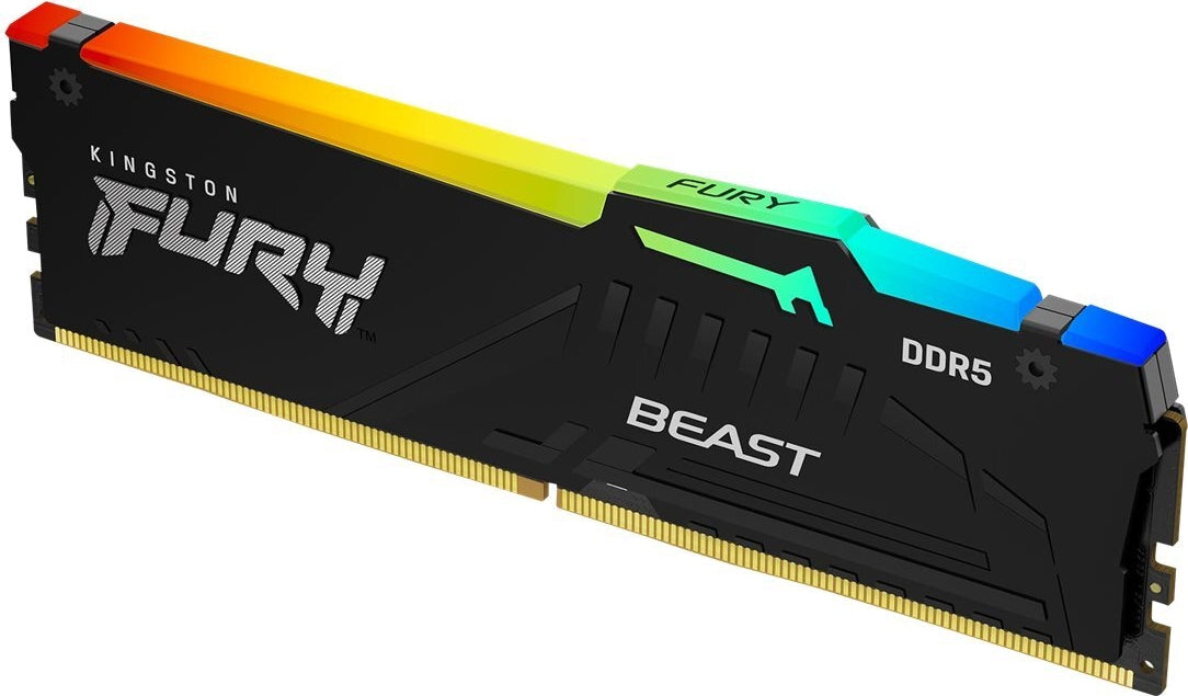 Kingston FURY Beast RGB DDR5 8 GB DIMM 288-PIN 6000 MHz PC5-48000 CL30 KF560C30BBEA-8