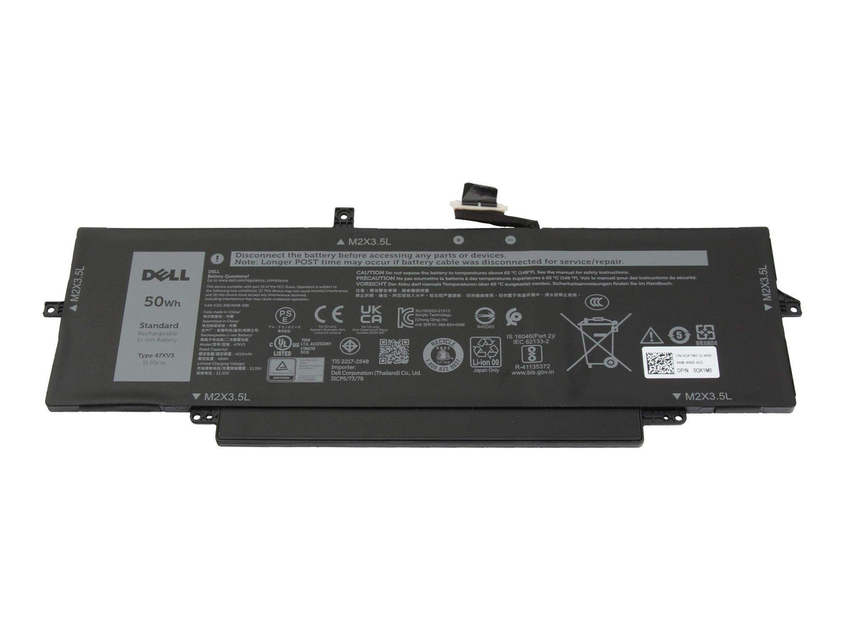 Dell 50Wh 3-Cell Lithium Ion Battery - Latitude 9330 - 4.113 mAh GK1M0