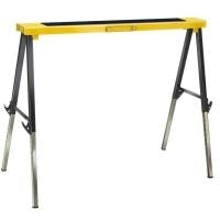 Brennenstuhl MB 120 KH Folding Work Stand, Steel, Impact Resistant, 120 kg Load Capacity, Black/Yellow