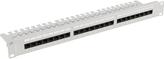 Lanberg 19" Patch Panel 1U 24-Port CAT.5E UTP+ Cable Management gr PPU5-1124-S