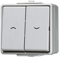 Jung 609 VW Electric Switch 1P, Gray - 609VW