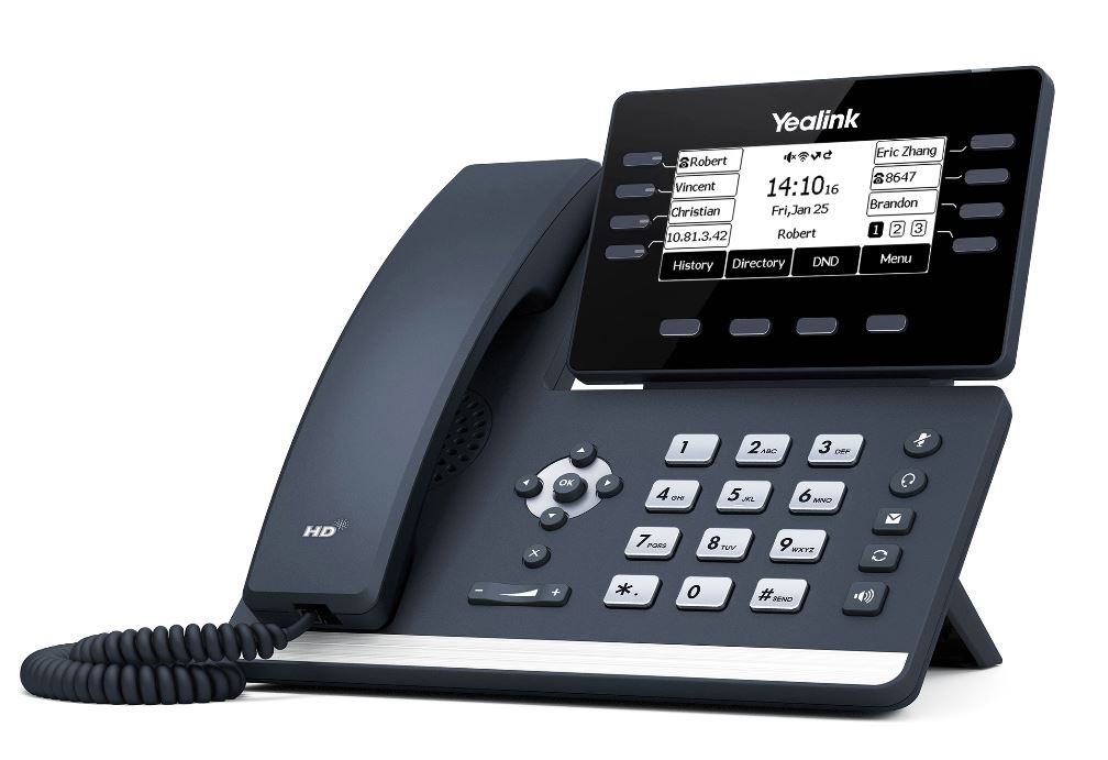 Yealink SIP-T53W VoIP Phone - Bluetooth, 12 Lines - Classic Gray (SIP-T53W)