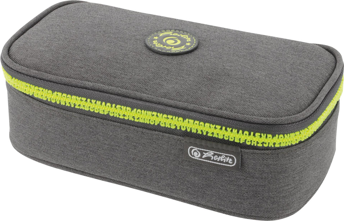 Herlitz beatBox ABC Soft Pencil Case Grey - Yellow (50046485)