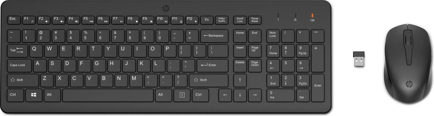 HP 330 Wireless Mouse and Keyboard Combo - Layout: France 2V9E6AA#ABF