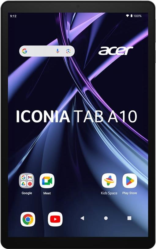 Acer ICONIA Tab A10 A10-21 - Tablet - Android 14 - 128GB eMMC - 25,7 cm (10,1") IPS (1280 x 800) - microSD-Steckplatz - silver (NT.LH8EE.001)