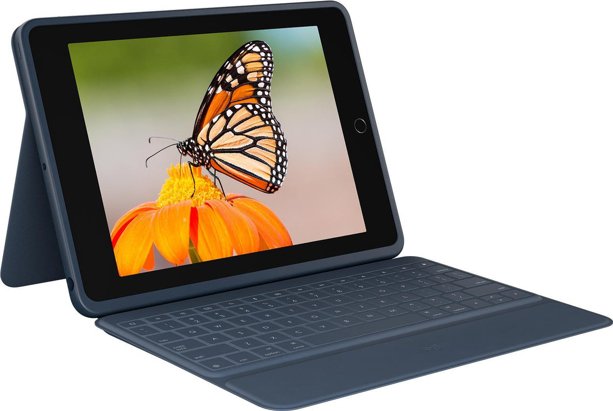 Logitech Rugged Combo 3 For Education - Tastatur und Foliohülle - Apple Smart connector - K-12 Ausbildung - für Apple 10.2"  iPad (7. Generation, 8. Generation) (920-009657)