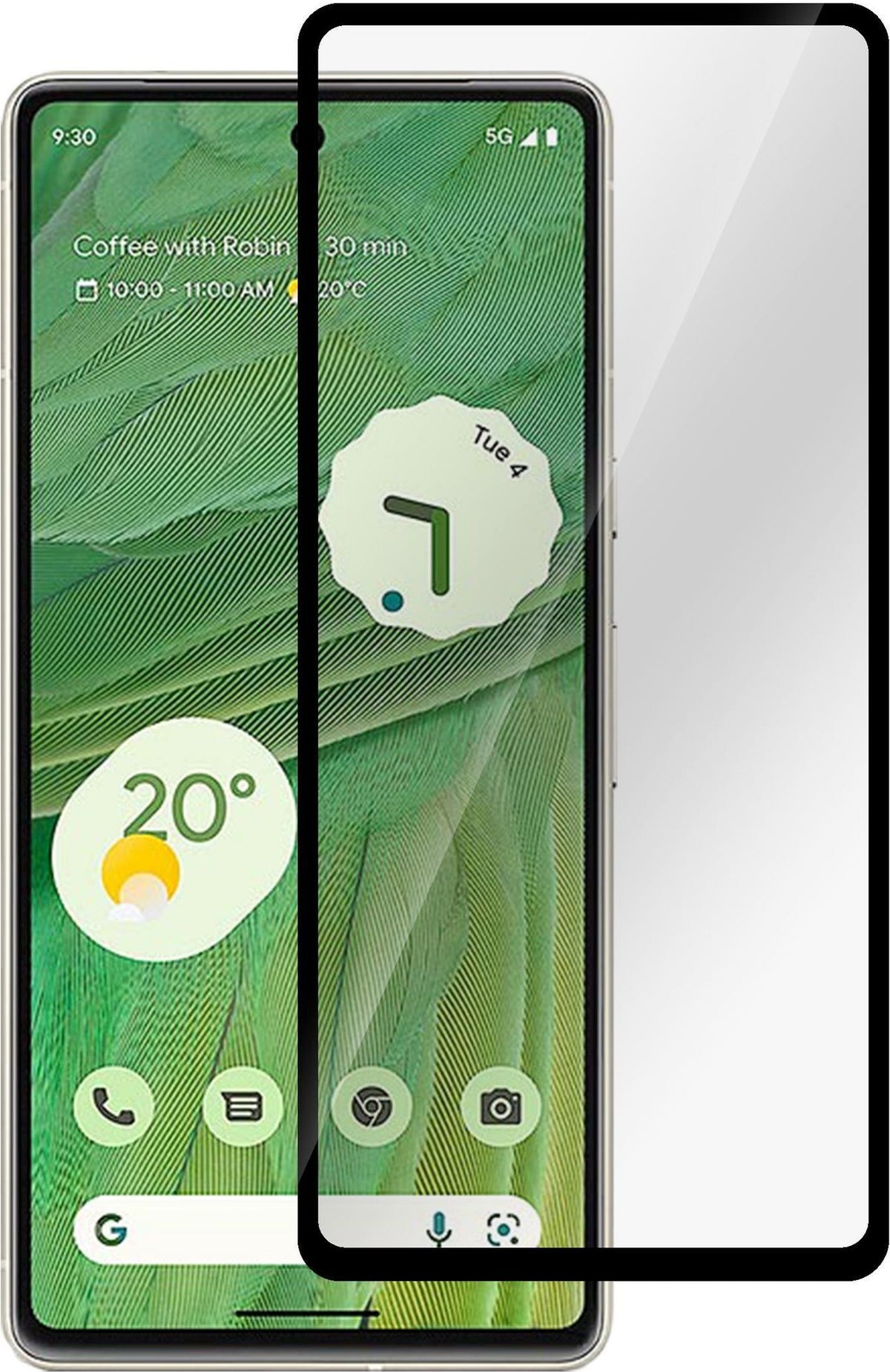 eSTUFF Google Pixel 9/9 Pro Screen Protector Full Cover ES515047