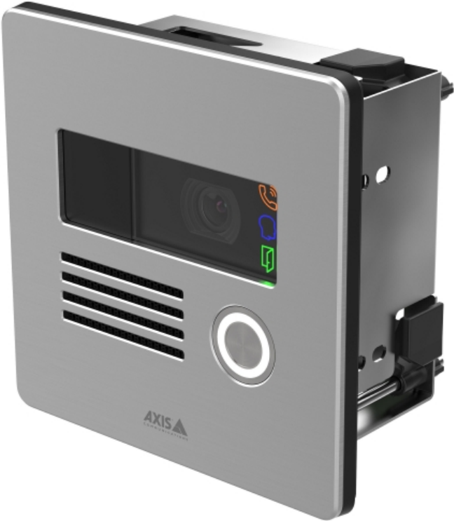 AXIS TI8202 - Wall Mount for Video Intercom System - Black, Silver - for Axis I8016-LVE (02067-001)