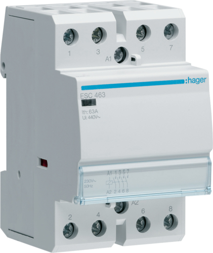 Hager ESC463 Circuit Breaker 63 A 4/16 mm² 230 V 50 Hz ESC463